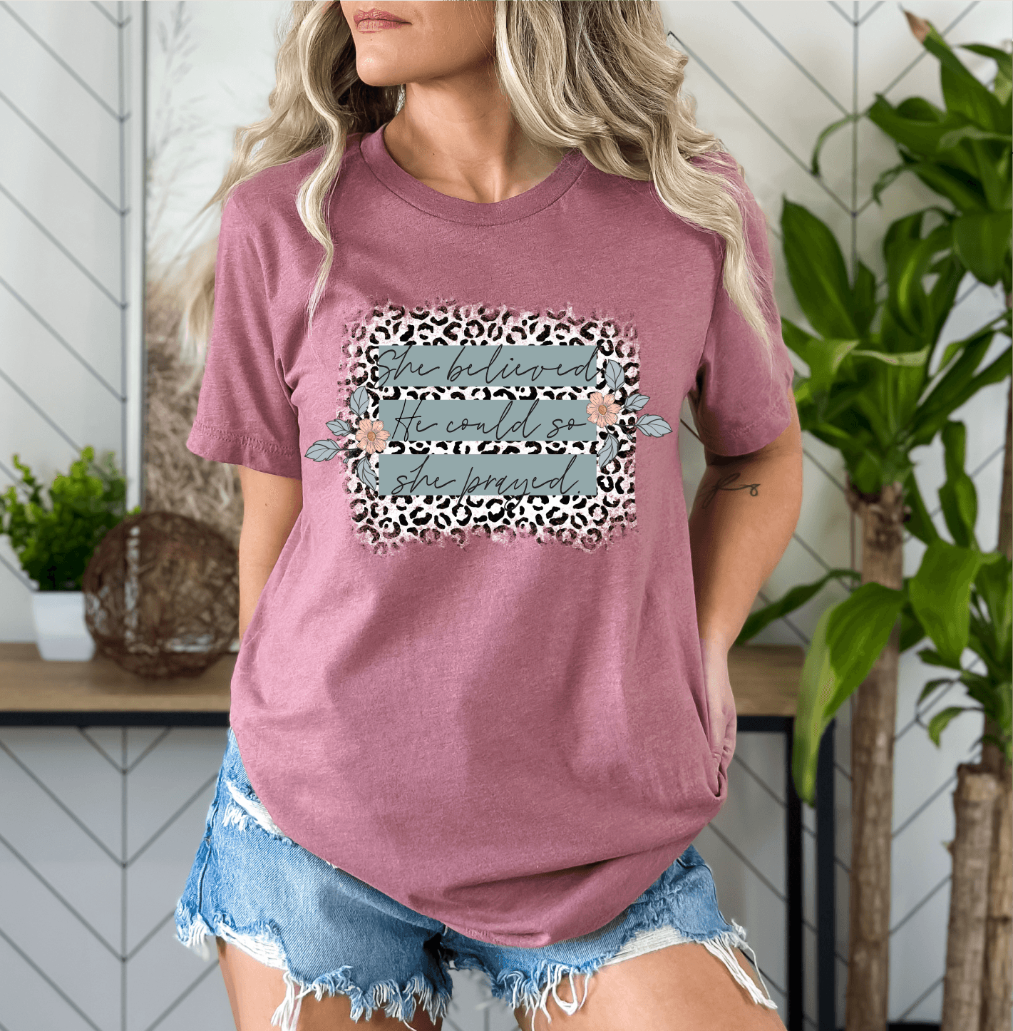 She Believed in prayer Shirt