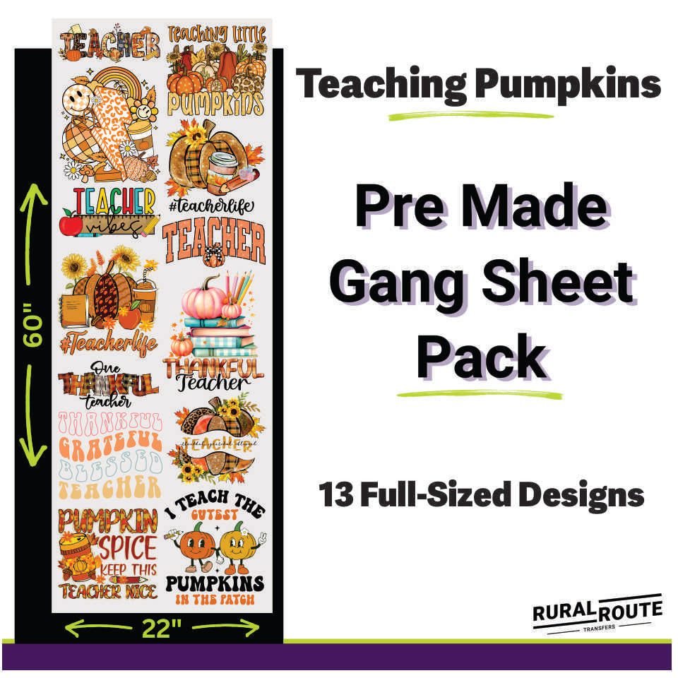 ๐ Get Ready for Fall with Our Top-Selling Teacher DTF Transfers! ๐