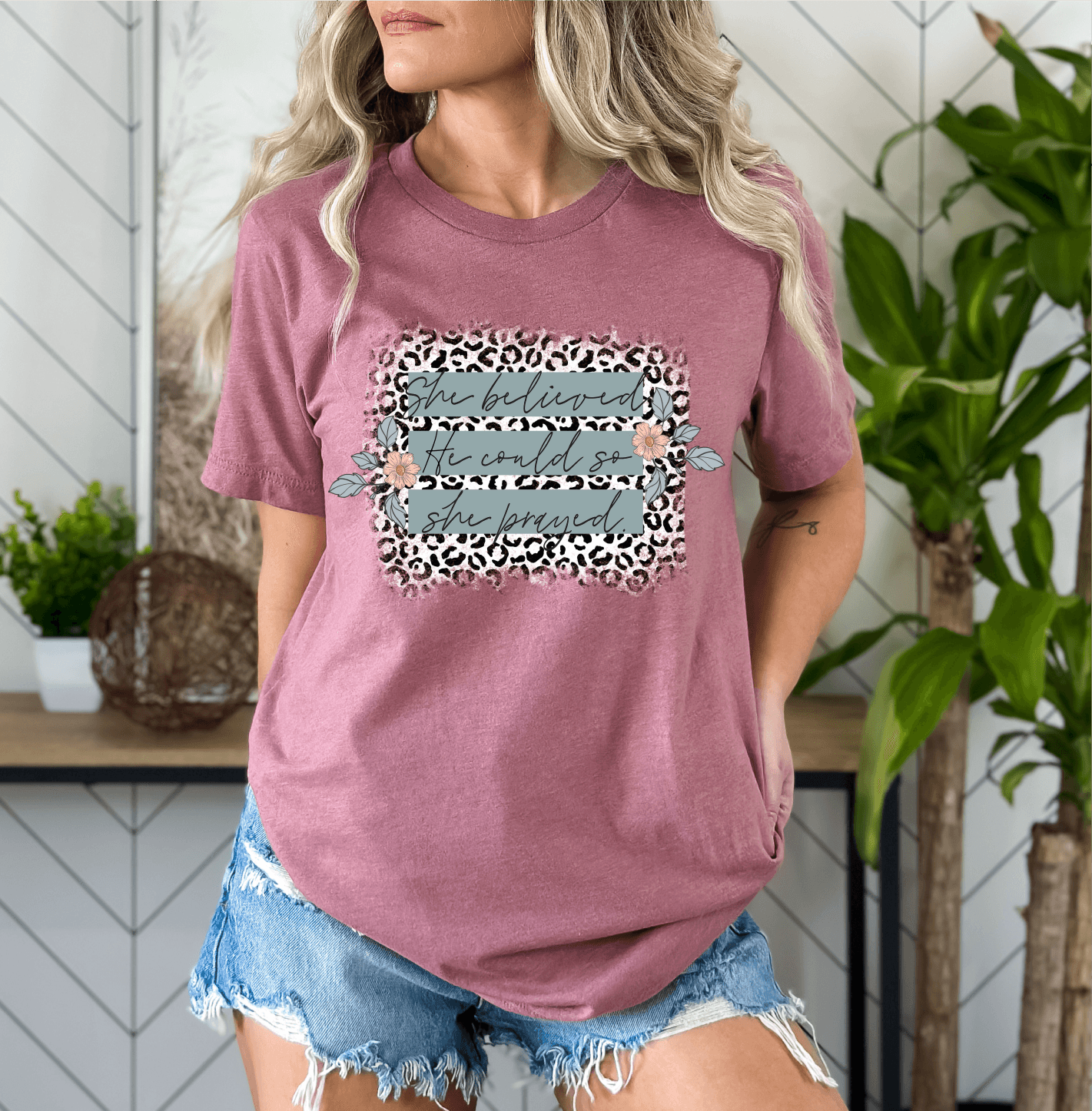 She Believed in prayer Shirt 